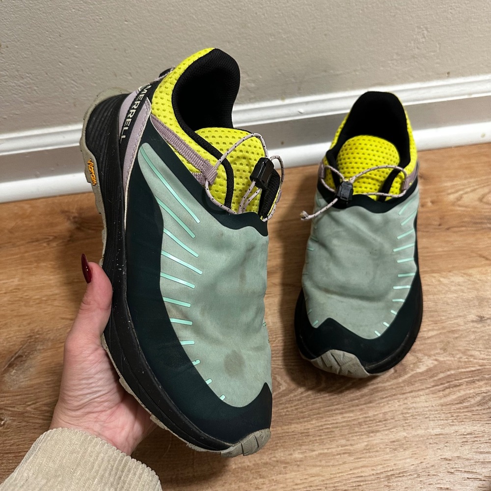 Merrell | Women's Moab Speed Zip GORE-TEX 1TRL Lichen Black Sneakers, Size 10.5
